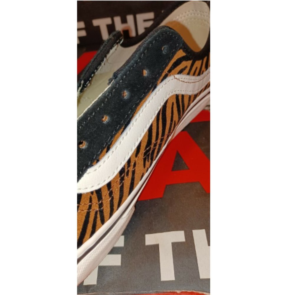 Vans Style 36 Decon Sf (Animal Stripes) Black Marshmallow Women's 10 VNOA5HYR9ZY - Picture 11 of 13